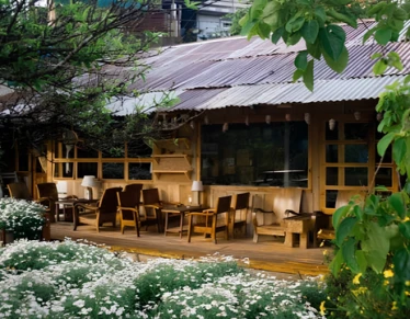 Thiết Kế Cảnh Quan Cho Quán Cafe
